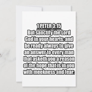 1 Petrus 3:15 KJV Bijbel Verse Kaart