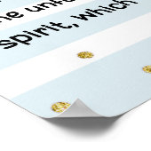 1 Petrus 3:3-4 Inwendige schoonheid Bijbeltekst Bl Poster (Hoek)