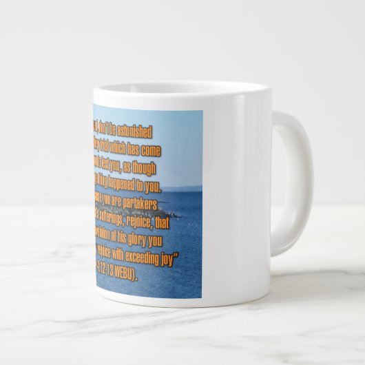 1 Petrus 4:12-13 WEBU Mok (Voorkant rechts)