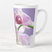 1 Petrus 4:8 Orchideeën Latte Mok (Rechts)