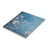 1 Petrus 5:7 Bijbelvers Afbeelding Tegeltje (Zijkant)