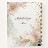 1 Petrus 5:7 Werp al uw zorgen op Hem, Bijbelvers Notitieboek (Achterkant)