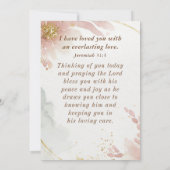 1 Petrus 5:7 Werp al uw zorgen op Hem, Kaart (Achterkant)