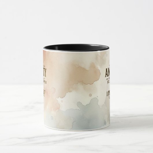 1 Petrus 5:7 Werp uw bezorgdheid op Hem, Bijbelver Mok (Midden)