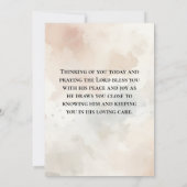 1 Petrus 5:7 Werpt uw bezorgdheid op Hem, de bijbe (Achterkant)