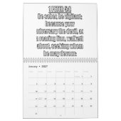 1 Petrus KJV Bijbelverzen Citaten Kalender (Jan 2027)