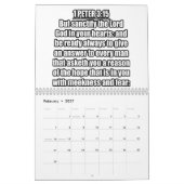 1 Petrus KJV Bijbelverzen Citaten Kalender (Feb 2027)