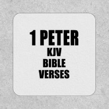 1 Petrus KJV Bijbelverzen Verticale Typografie