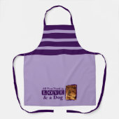 1 photo dog or cat love purple schort (Voorkant)