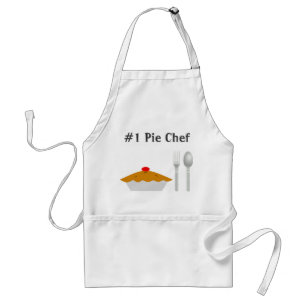 #1 Pie Chef Apron Standaard Schort