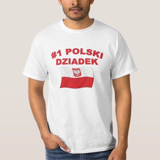 #1 Polski Dziadek T-shirt (Voorkant)