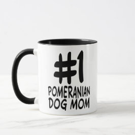 #1 Pomeranian Dog Mom - World's Best Fur Mom Mok