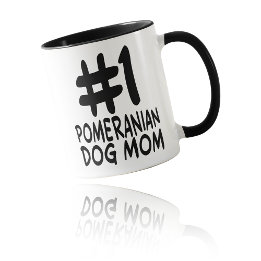 #1 Pomeranian Dog Mom - World's Best Fur Mom Mok