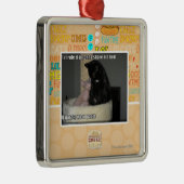 1 regel als je een bed wilt delen metalen ornament (Rechts)