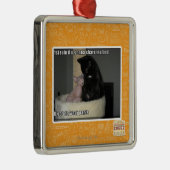 1 regel als je een bed wilt delen metalen ornament (Rechts)