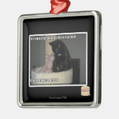 1 regel als je een bed wilt delen metalen ornament (Links)