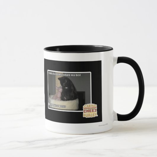 1 regel als je een bed wilt delen mok (Rechts)