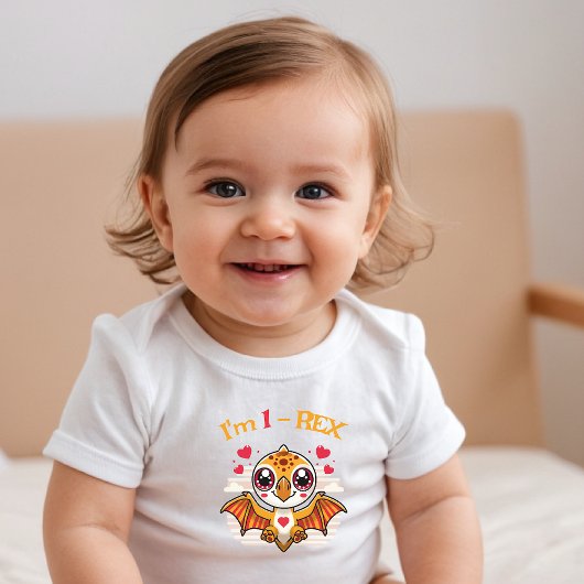 1-Rex Birthday Shirt – Custom Name Gift