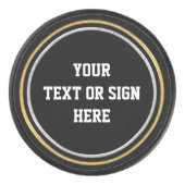 1 ringgoud & 1 ringzilver + JONGEREN Hockey Puck (Voorkant)