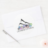1 RONDE STICKER (Envelop)