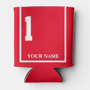 1 Rood met Witte Paard Zadeldeken Custom Blikjeskoeler