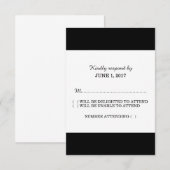 1 RSVP-kaartSjabloon RSVP Kaartje (Voorkant / Achterkant)