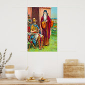 1 Samuel 15:10-35 Saul wordt verworpen als koning Poster (Keuken)