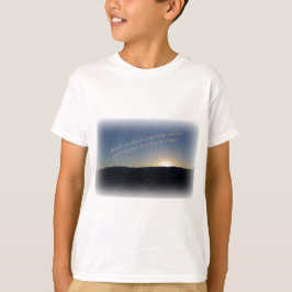 1 Samuël 15:22 Witte grens bij zonsondergang T-shirt