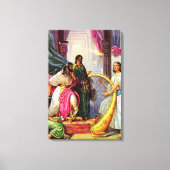 1 Samuel 16:14-23 David Speelt op Zijn Harp voor S Canvas Afdruk (Voorkant)