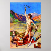 1 Samuel 17 David Defeats a Giant poster (Voorkant)