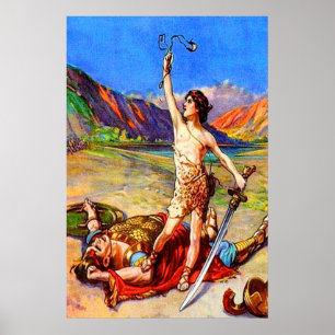 1 Samuel 17 David Defeats a Giant poster