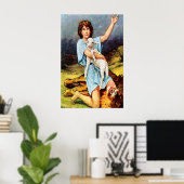 1 Samuel 17 David doodt een poster van de Lion (Thuiskantoor)