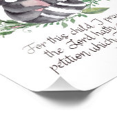 1 Samuel 1:27, Scripture Art, Kinder zenuwcel Foto Afdruk (Hoek)