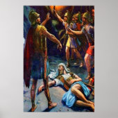 1 Samuel 24 David Spares Saul's Life poster (Voorkant)