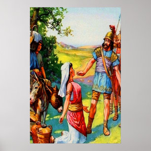 1 Samuel 25 Abigail vraagt om poster voor vergiffe