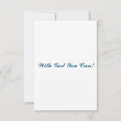 1 Samuel 2:2 KJV Bijbel Verse Pic Flat Greep Kaart (Achterkant)