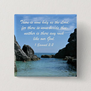 1 Samuel 2:2 Vierkante Button 5,1 Cm
