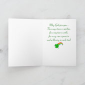 1. Schattige St. Patrick van Jongen Westie Kaart (Binnen)