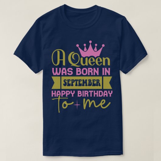 1 september t-shirt (Design voorkant)