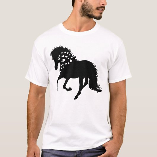 1- Shirt van paarden, T-shirt van paardenpest, mei (Voorkant)