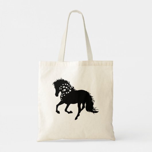 1- Shirt van paarden, T-shirt van paardenpest, mei Tote Bag (Achterkant)