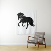 1- Shirt van paarden, T-shirt van paardenpest, mei Wandkleed (In situ)