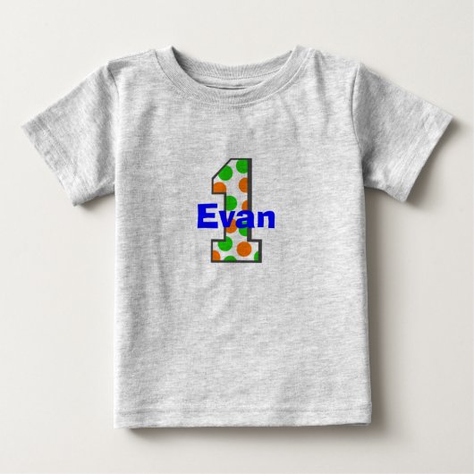 1 Shirt voor de eerste verjaardag (Voorkant)