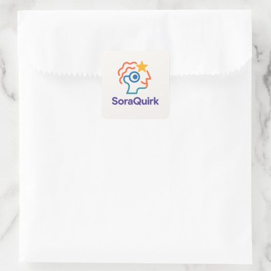 1 Silverback Gorilla vs 100 Humans_3 Vierkante Sticker (Tas)