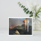 #1 Slavs in hun oorspronkelijke thuisland, Mucha Briefkaart (Staand voorkant)