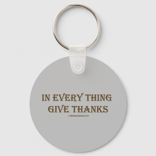 1 Sleutelhanger voor Thessaliërs 5:18 (Voorkant)