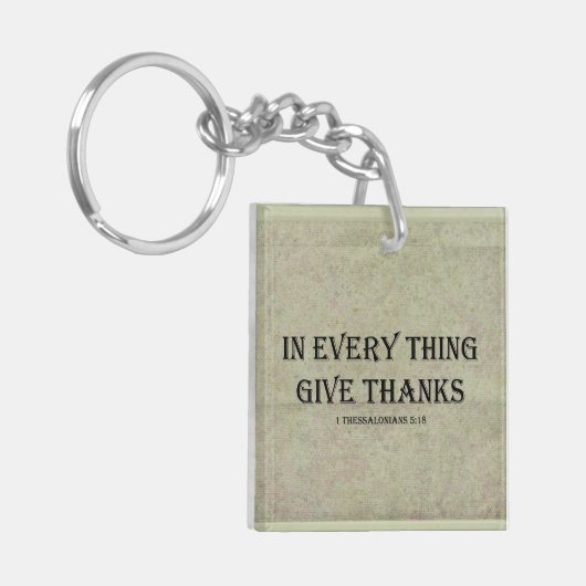 1 Sleutelhanger voor Thessaliërs 5:18 (Voorkant Links)