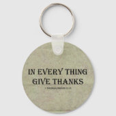1 Sleutelhanger voor Thessaliërs 5:18 (Voorkant)