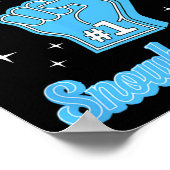 #1 Snowboarder 's werelds nummer één snowboarder s Poster (Hoek)