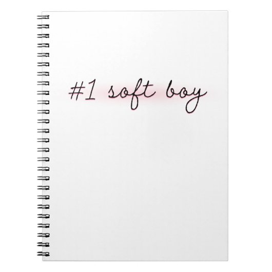#1 Soft Boy Notitieboek (Voorkant)